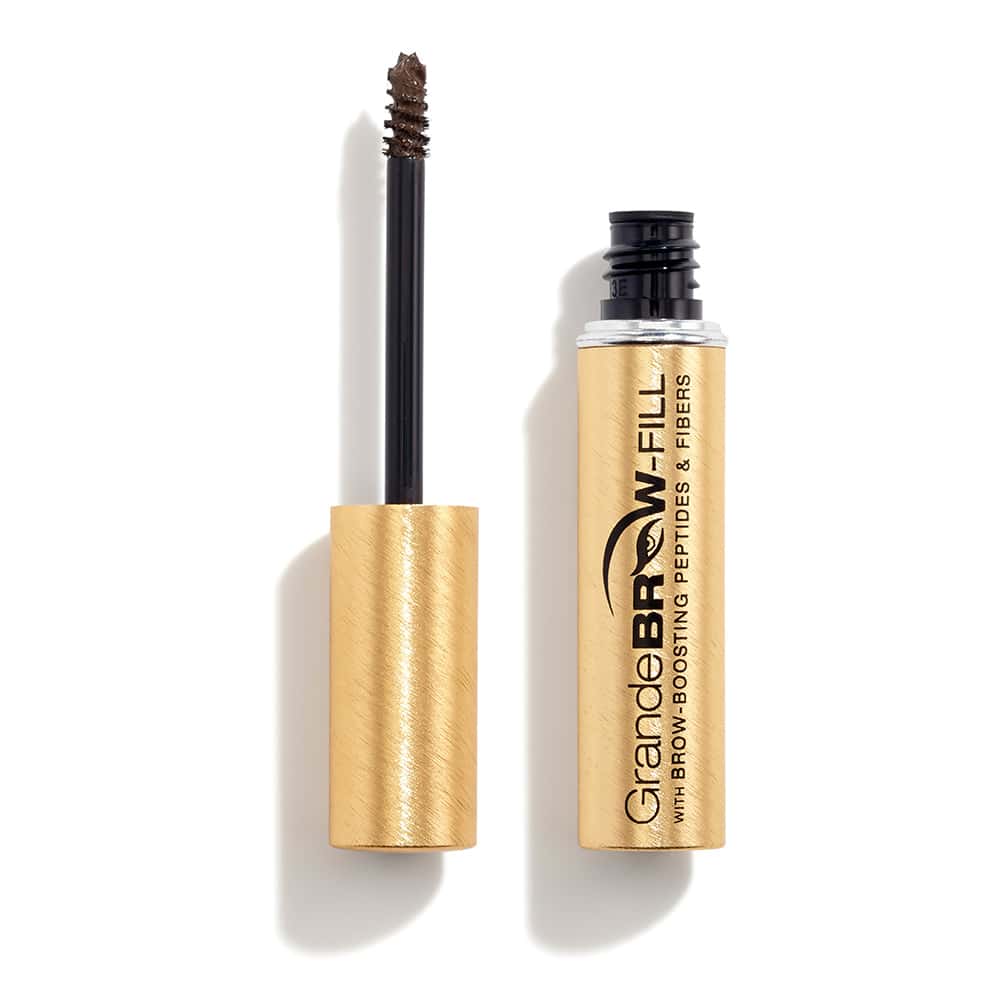 Grande Cosmetics BROW-FILL Volumizing Brow Gel with Fibers & Peptides (Dark)