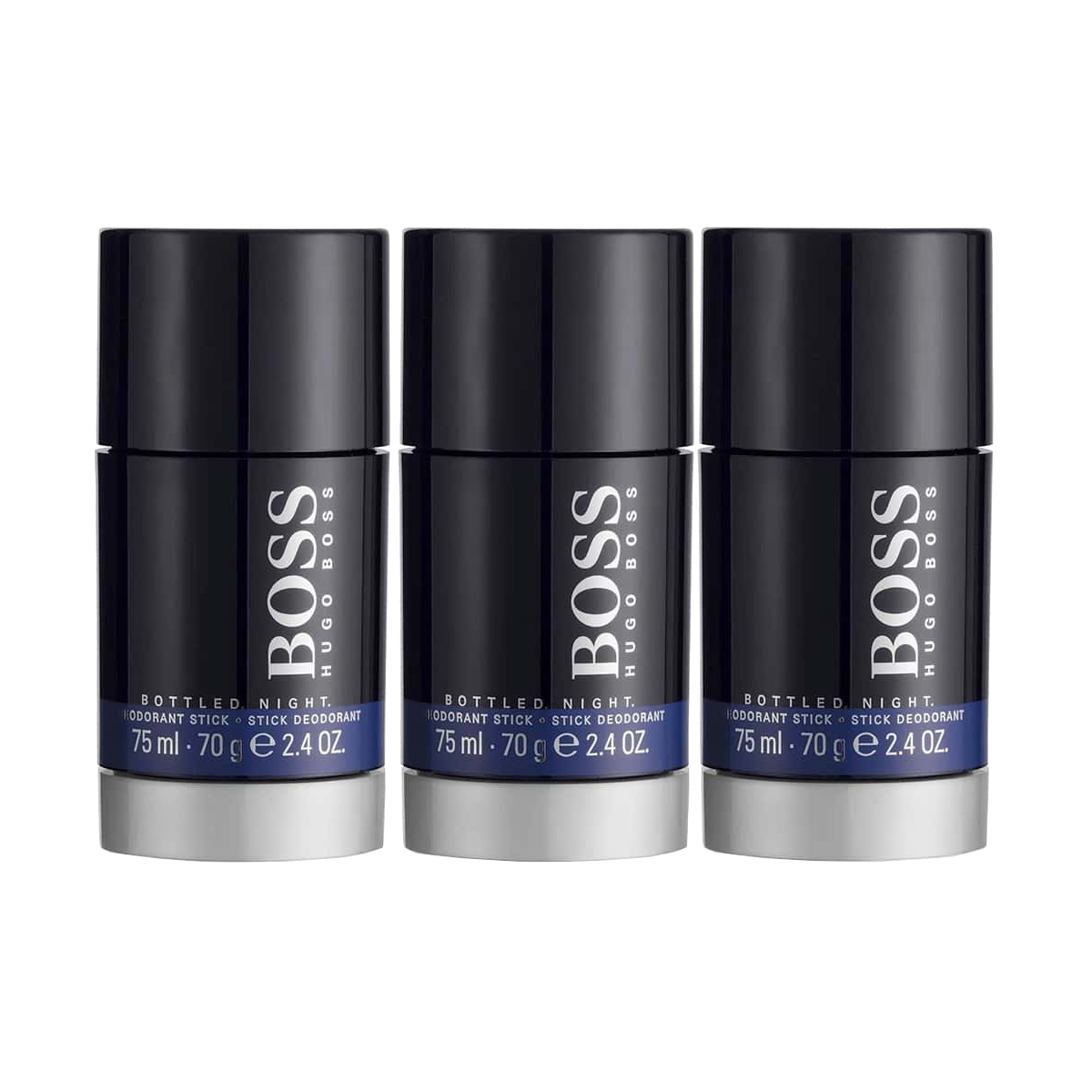 3-pack Hugo Boss Bottled Night Deostick 75ml