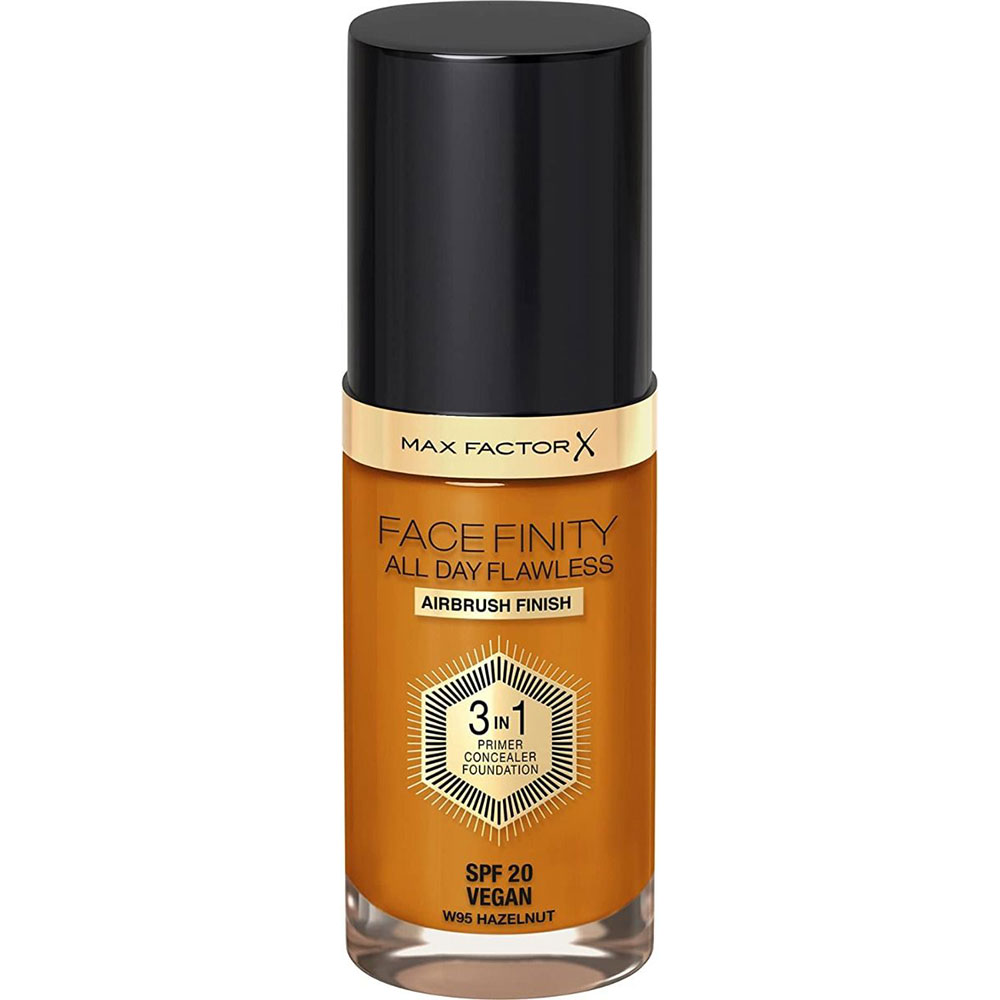 Max Factor All Day Flawless 3-in-1 Foundation W95 Hazelnut