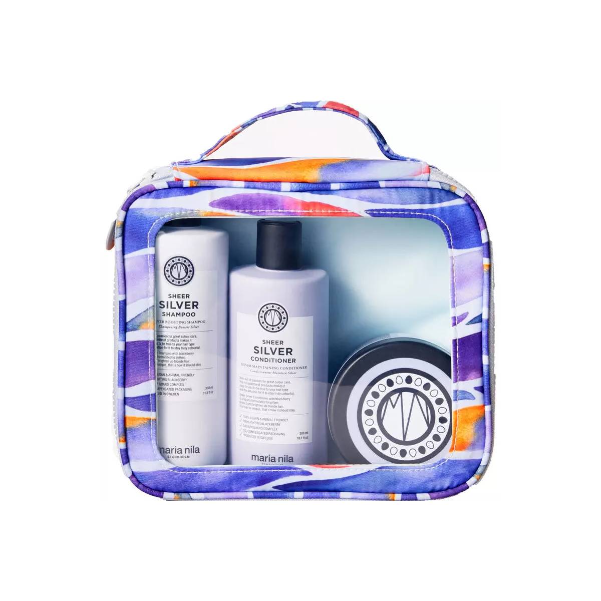 Maria Nila Sheer Silver Beauty Bag 2023