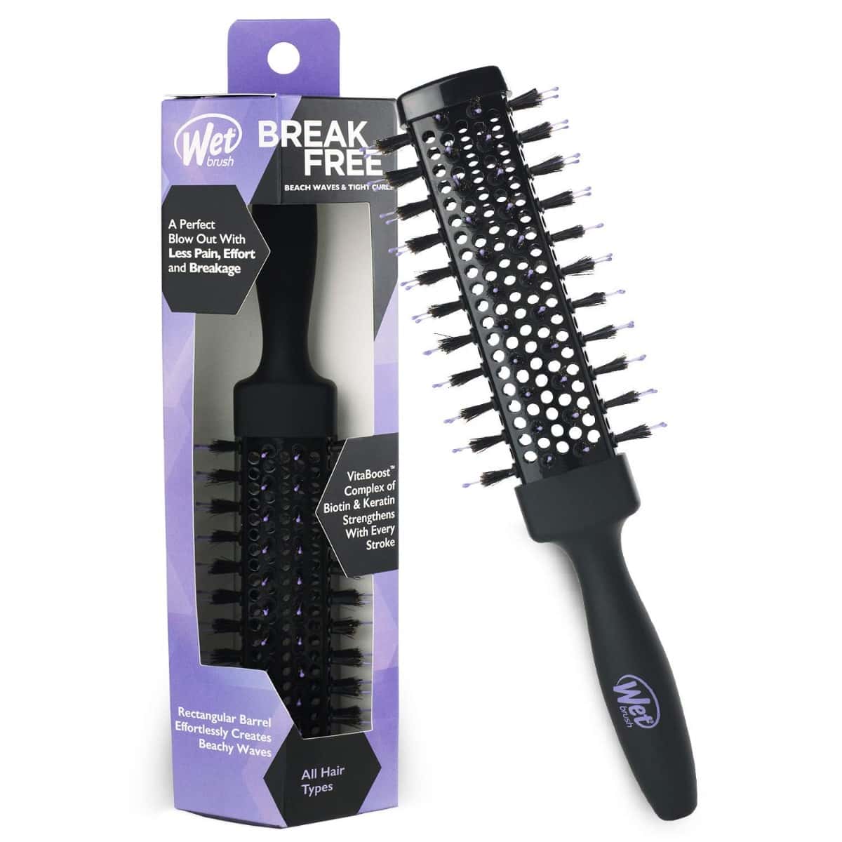 Wet Brush Round Brush - Beach Waves & Tight Curls