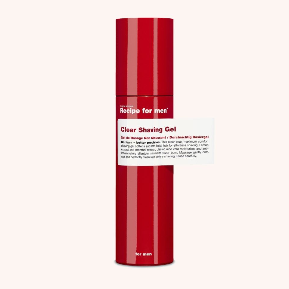 Recipe for men Clear Shaving Gel 100ml