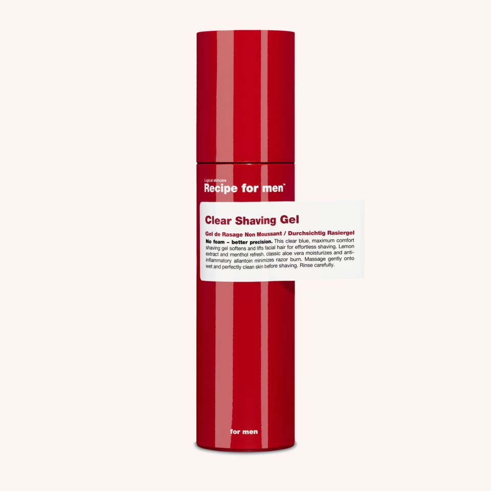 Recipe for men Clear Shaving Gel 100ml