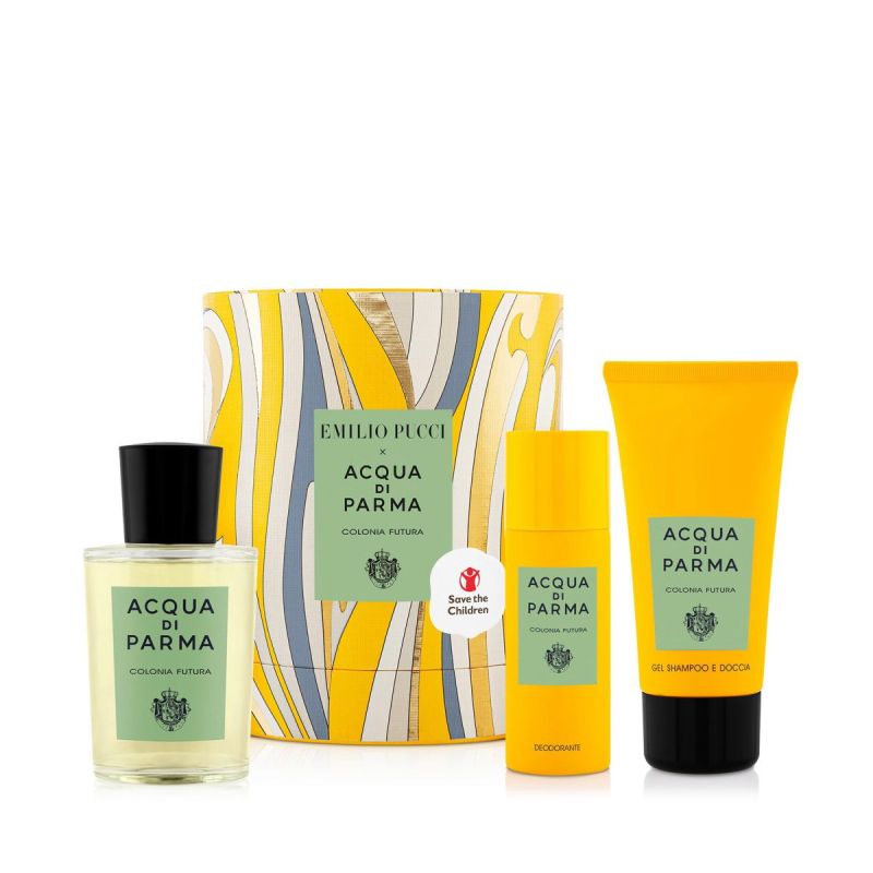 Acqua di Parma Colonia Futura Giftset Edc 100ml + Shower Gel 75ml + Deodorant Spray 50ml