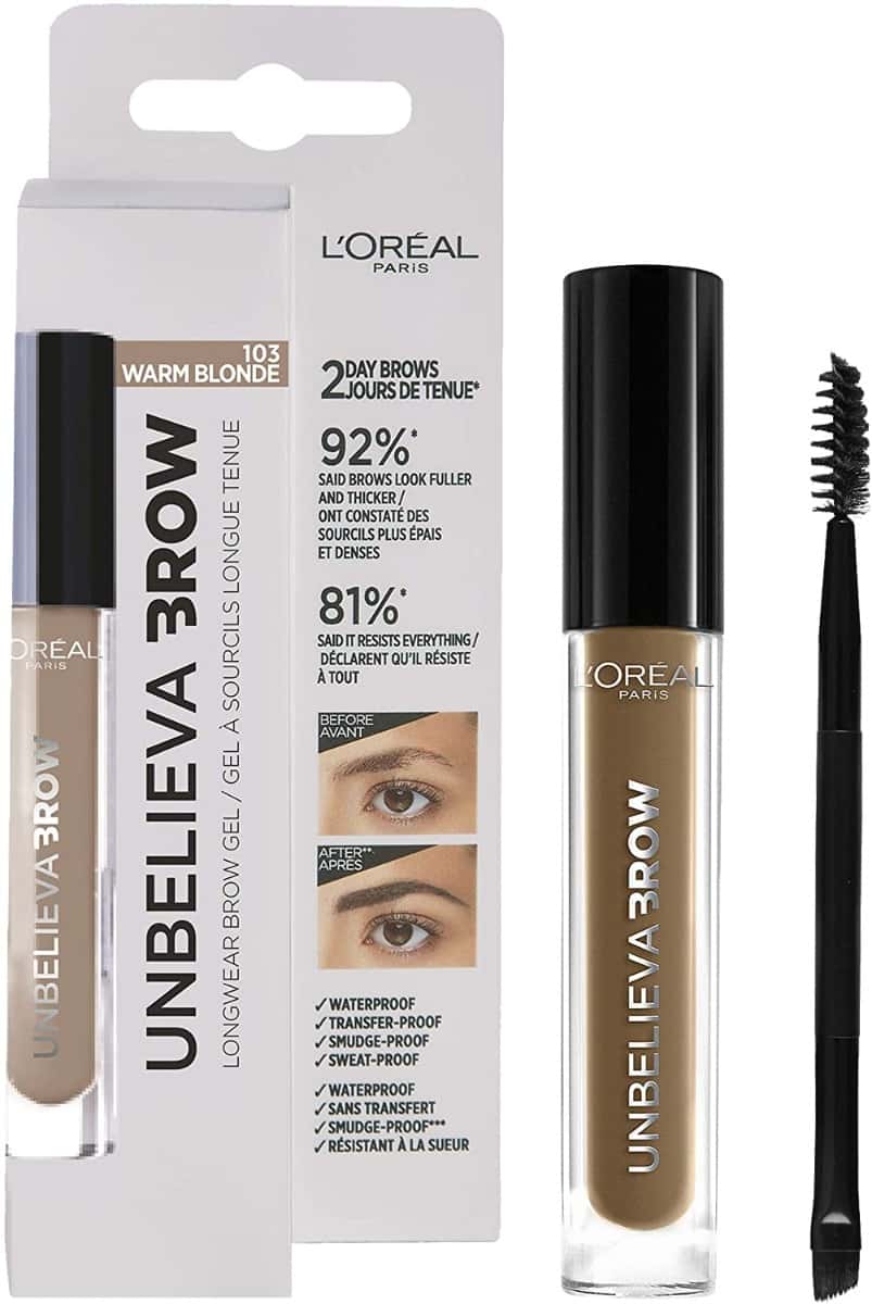 Loréal Unbelieva Brow LongWear Brow Gel 103 Warm Blonde