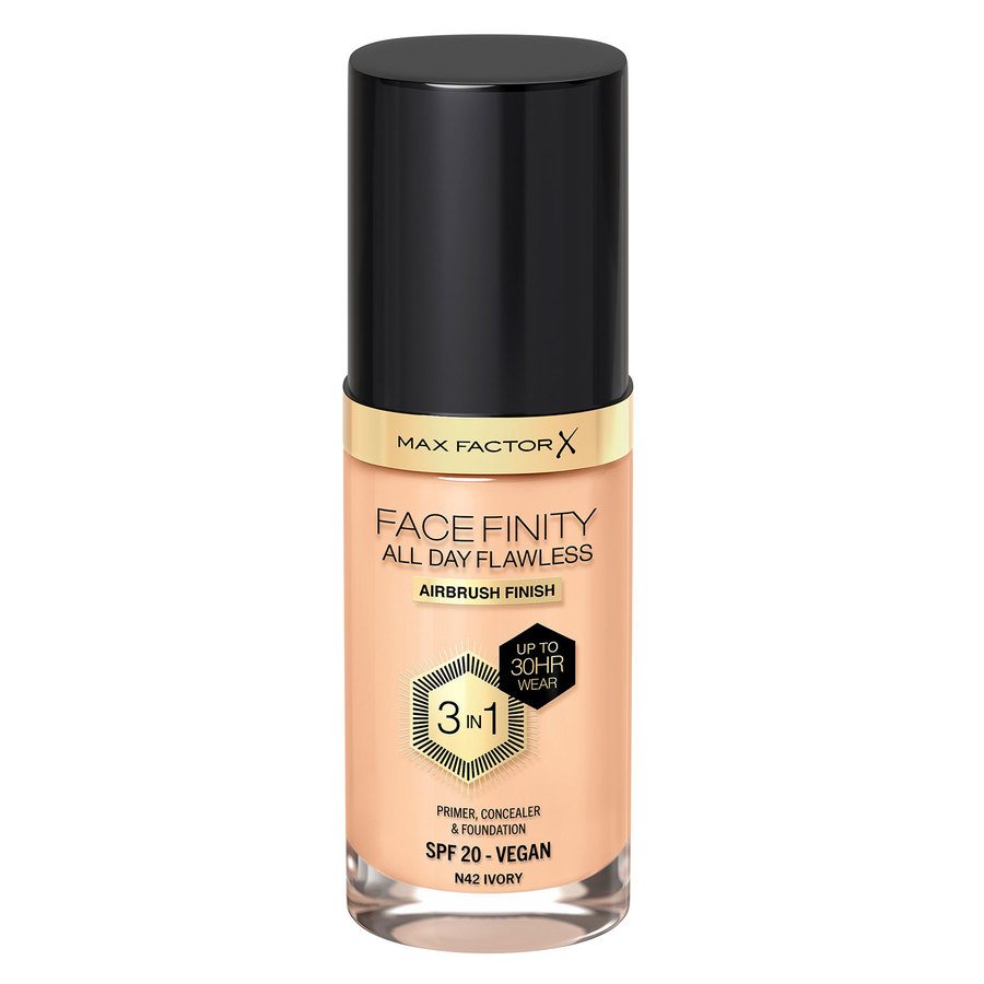 Max Factor All Day Flawless 3-in-1 Foundation N42 Ivory 30ml