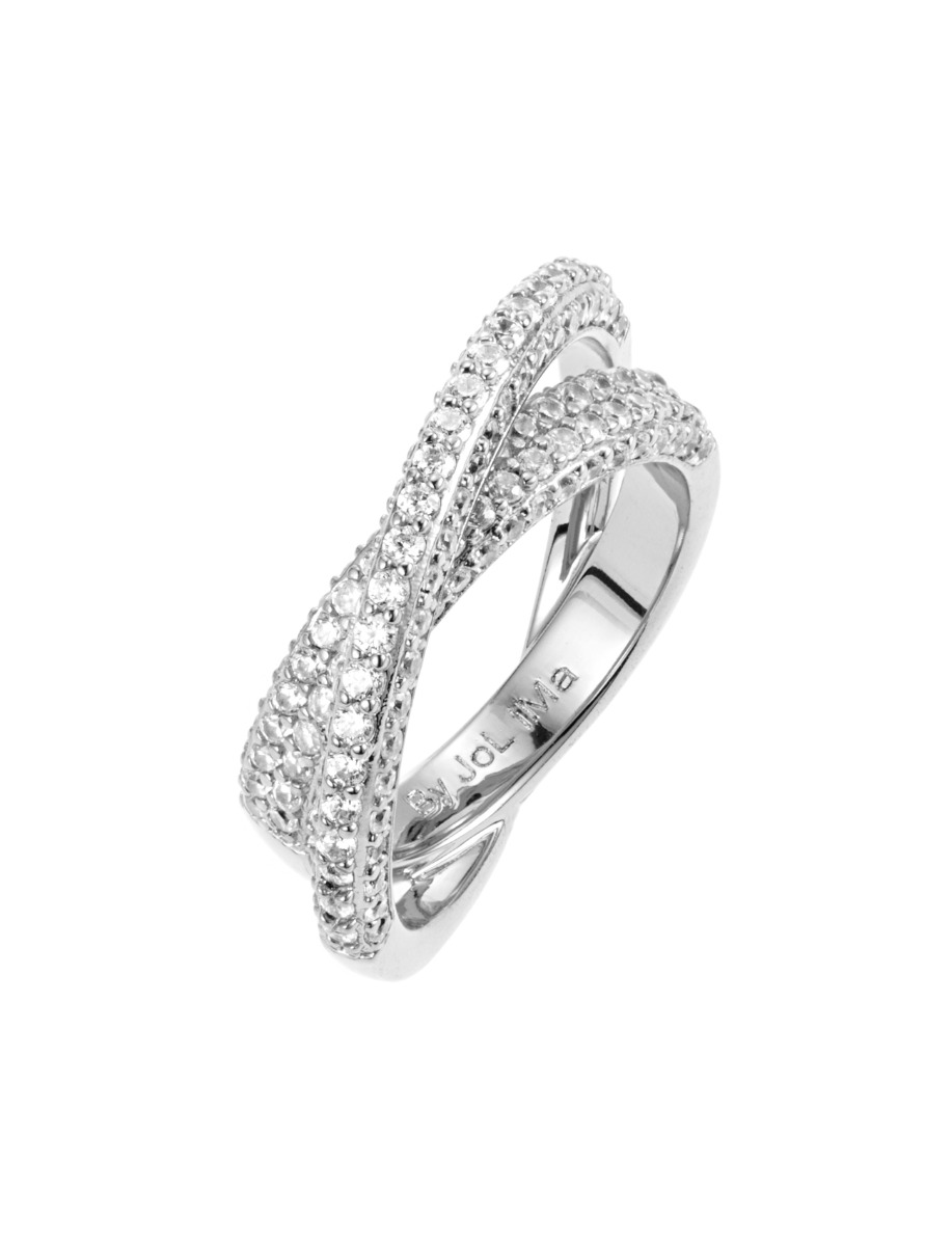 By jolima Donna Twist Ring Silver strl 17