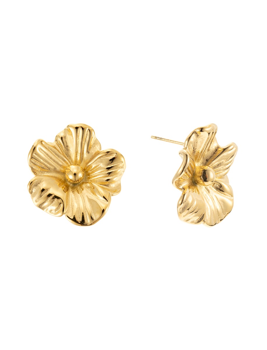 By Jolima Daisy Earring Gold