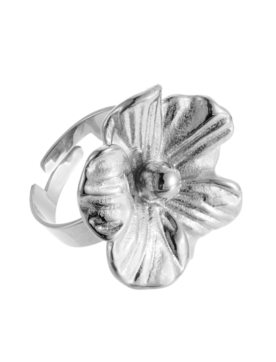 By Jolima Daisy Ring Steel