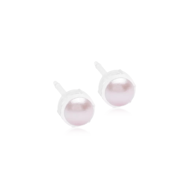 Blomdahls - MP Bezel Pearl Light Rose 6mm