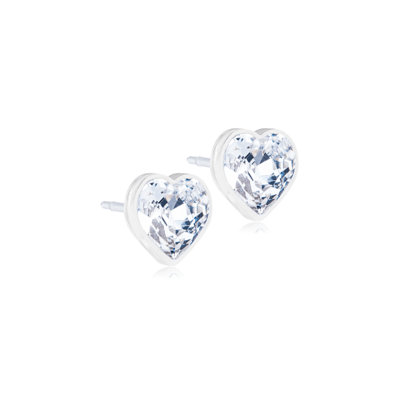Blomdahls - MP Heart 6mm, Crystal