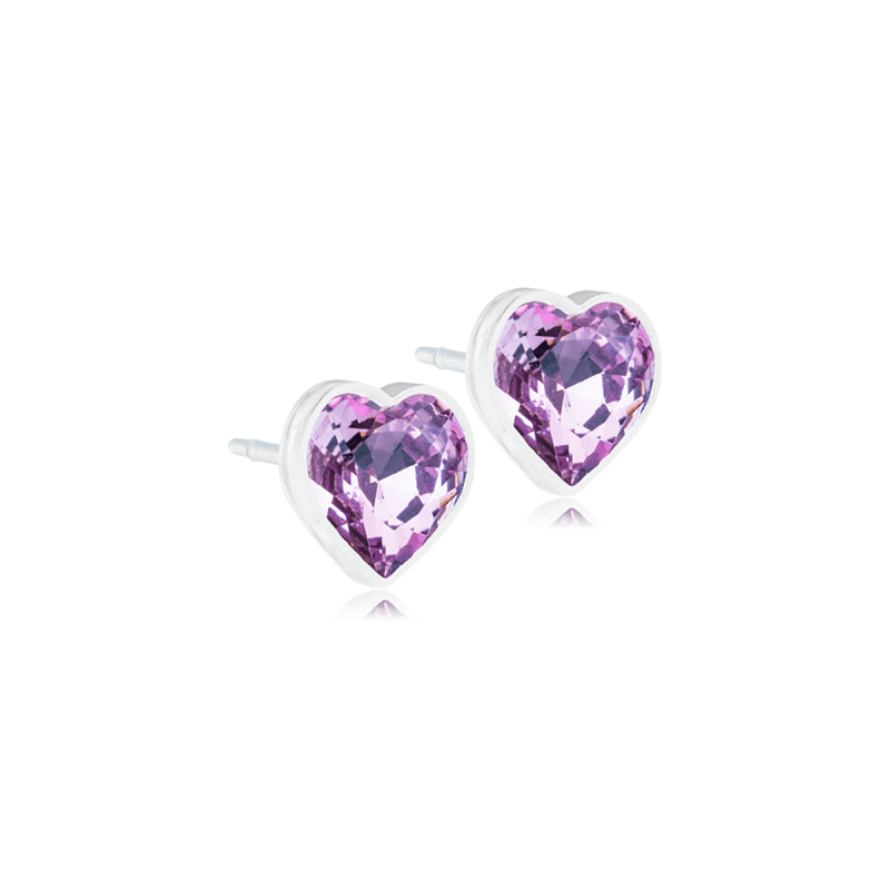 Blomdahls - MP Heart 6mm, Light Amethyst