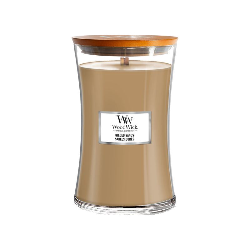 Woodwick Gilded Sands Large Hourglass Candle