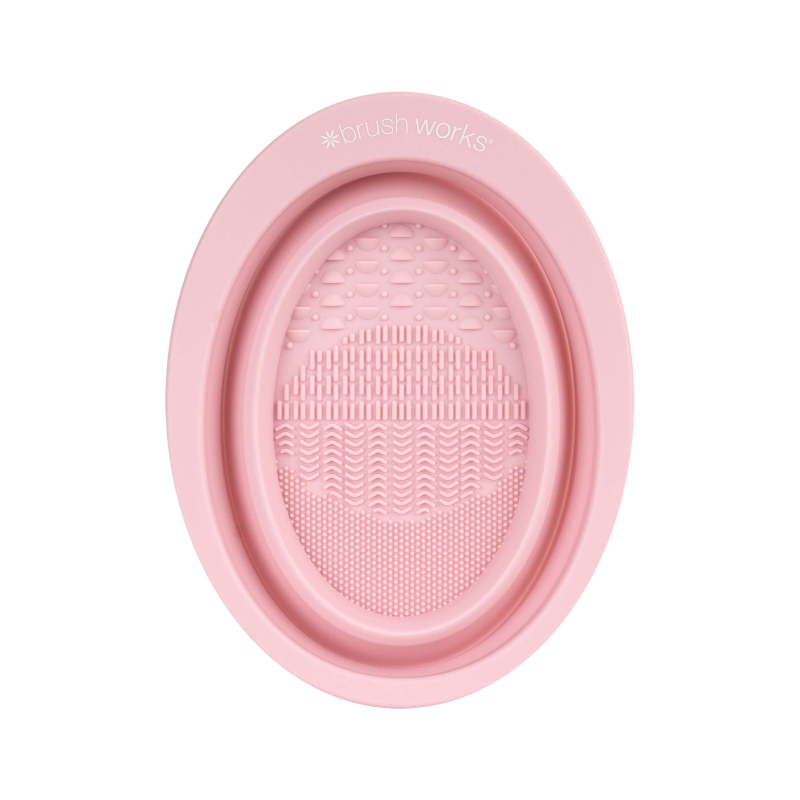 Brushworks Silicone Makeup Brush Cleaning Bowl