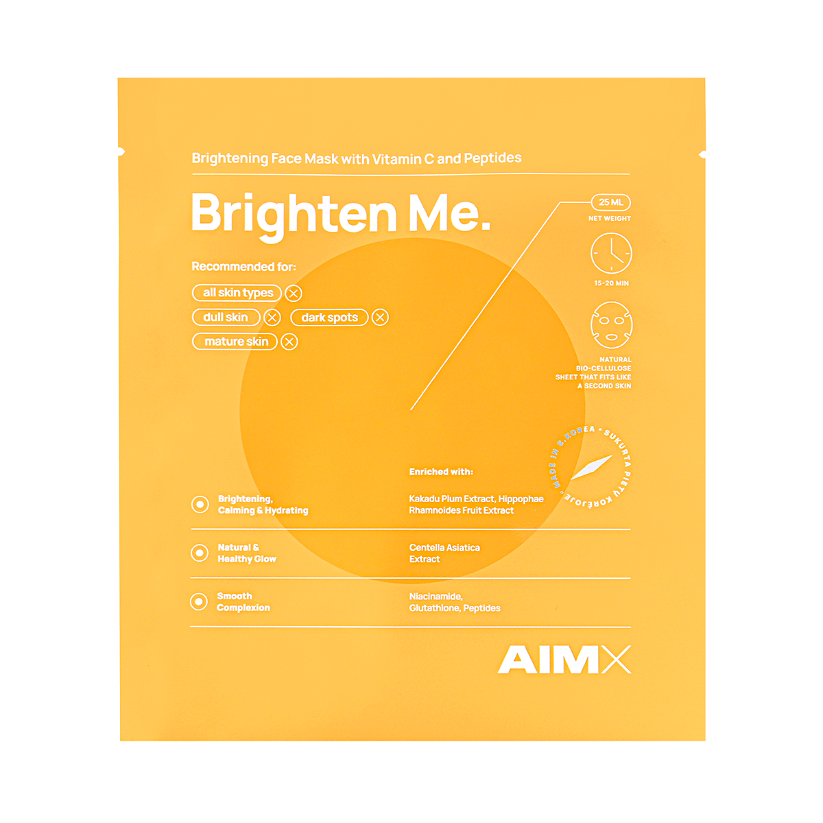 AIMX Brighten Me face mask with Vitamin C 25ml