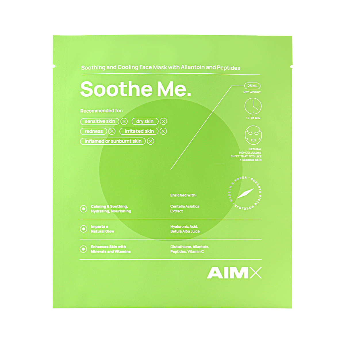AIMX Soothe Me Soothing face mask with Peptides 25ml