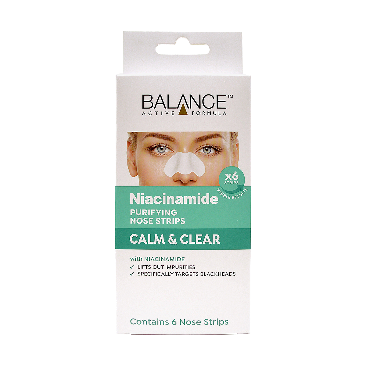 Balance Active Formula Niacinamide Nose Strip 6st