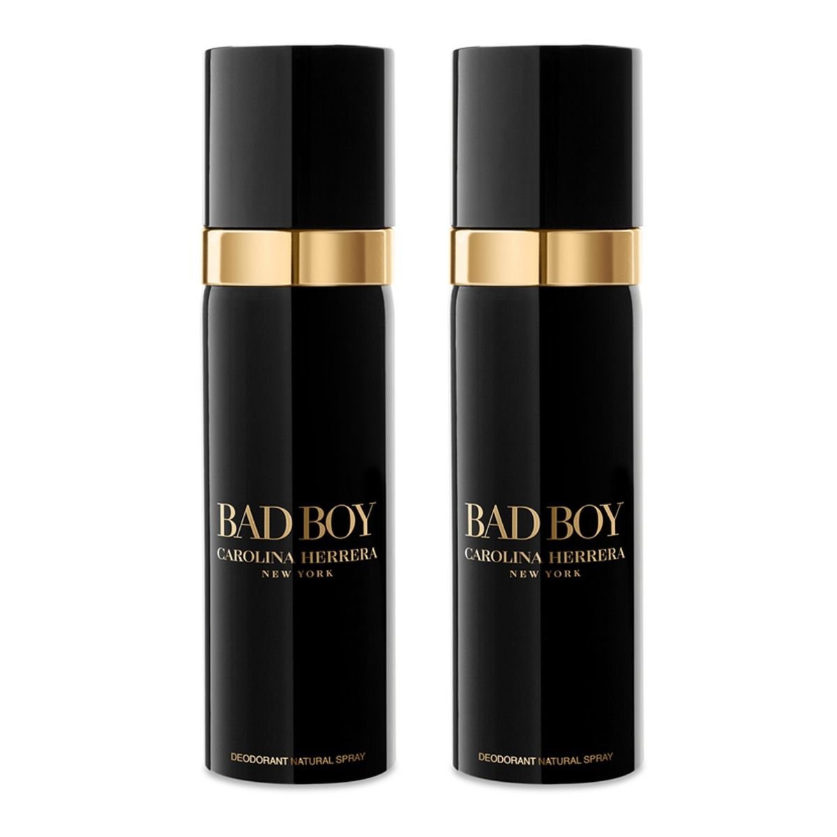 2-pack Carolina Herrera Bad Boy Deo Spray 100ml