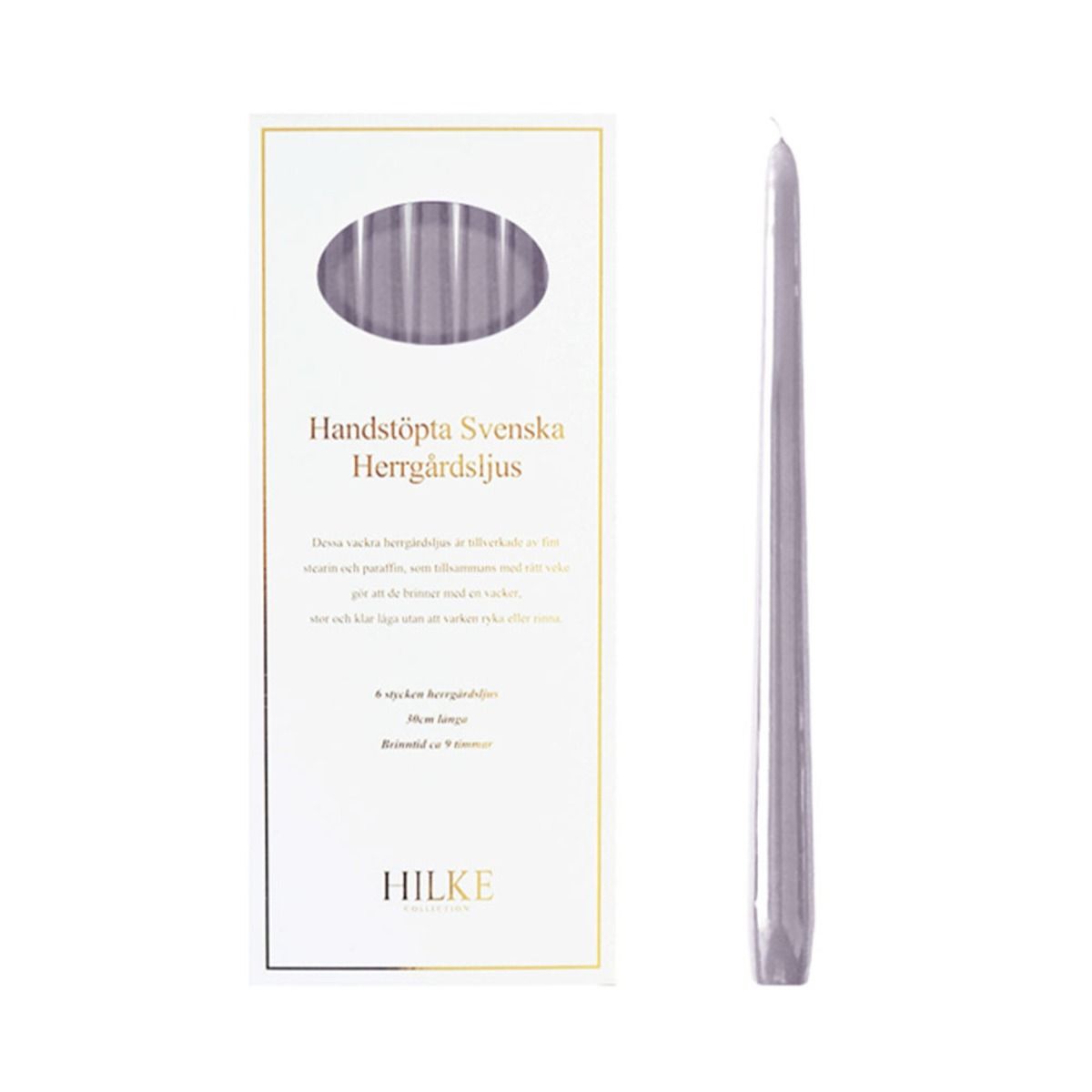 HILKE COLLECTION Herrgårdsljus 6-Pack Blåbär