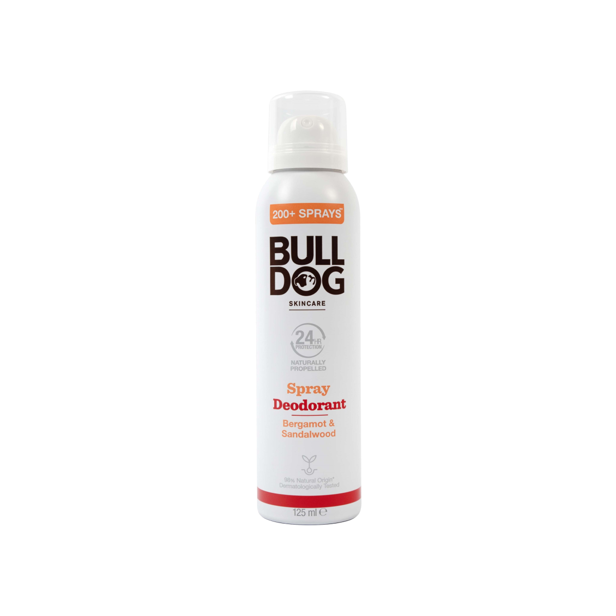 Bulldog Bergamot & Sandalwood Spray Deodorant 125ml