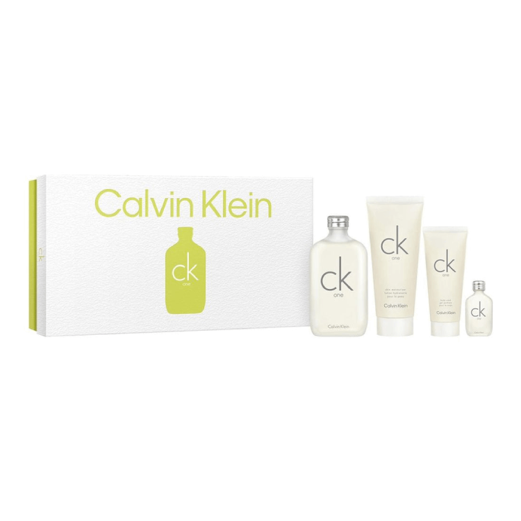 Calvin Klein Ck One Edt 200ml + Edt 15ml + Skin Moisturizer 200ml + Bodywash 100ml Giftset
