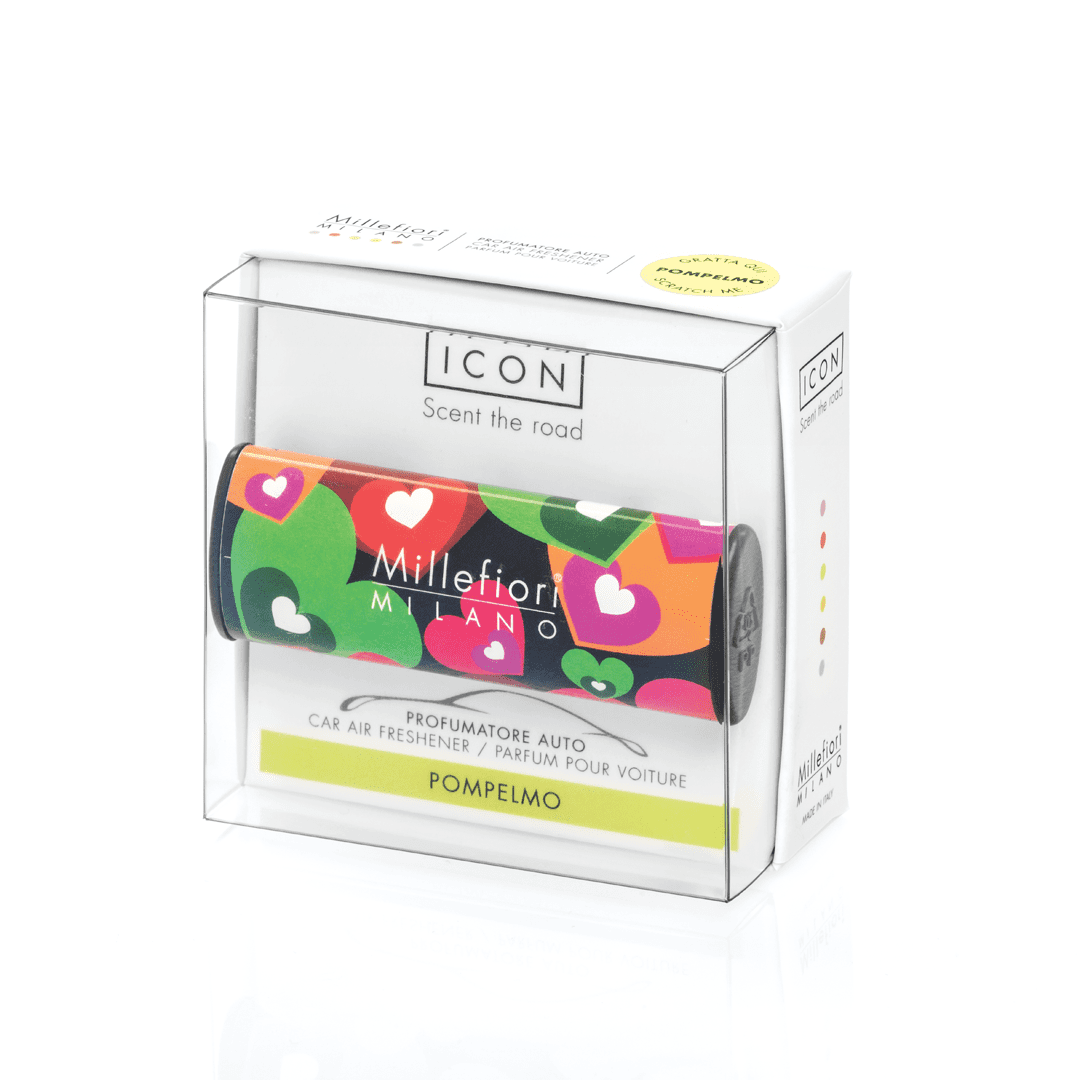 Millefiori Milano Icon - Car Air Freshener Icon "Cuori E Fiori" 07 Pompelmo