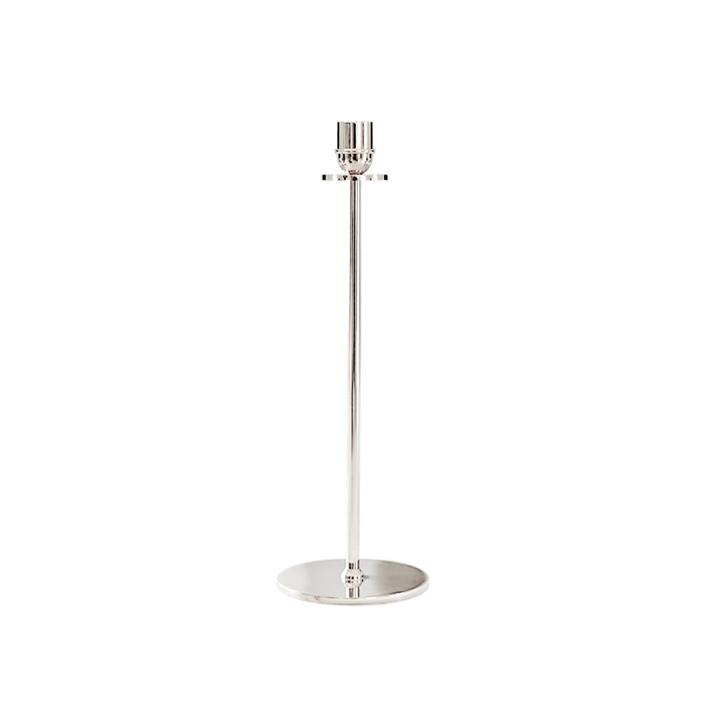 HILKE COLLECTION Chiaro Di Luna Ljusstake Förnicklad Mässing 35 cm