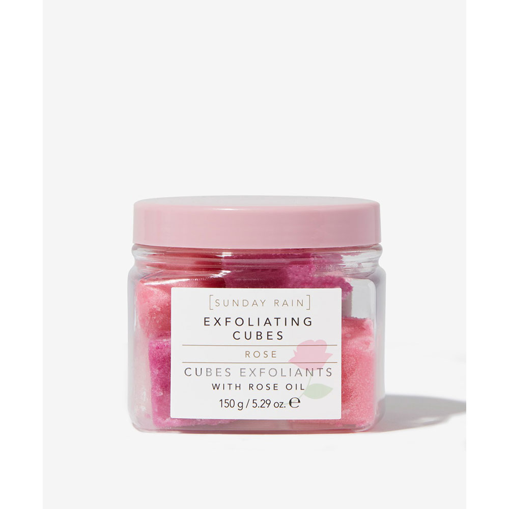 Sunday Rain Rose Exfoliating Cubes 150 g