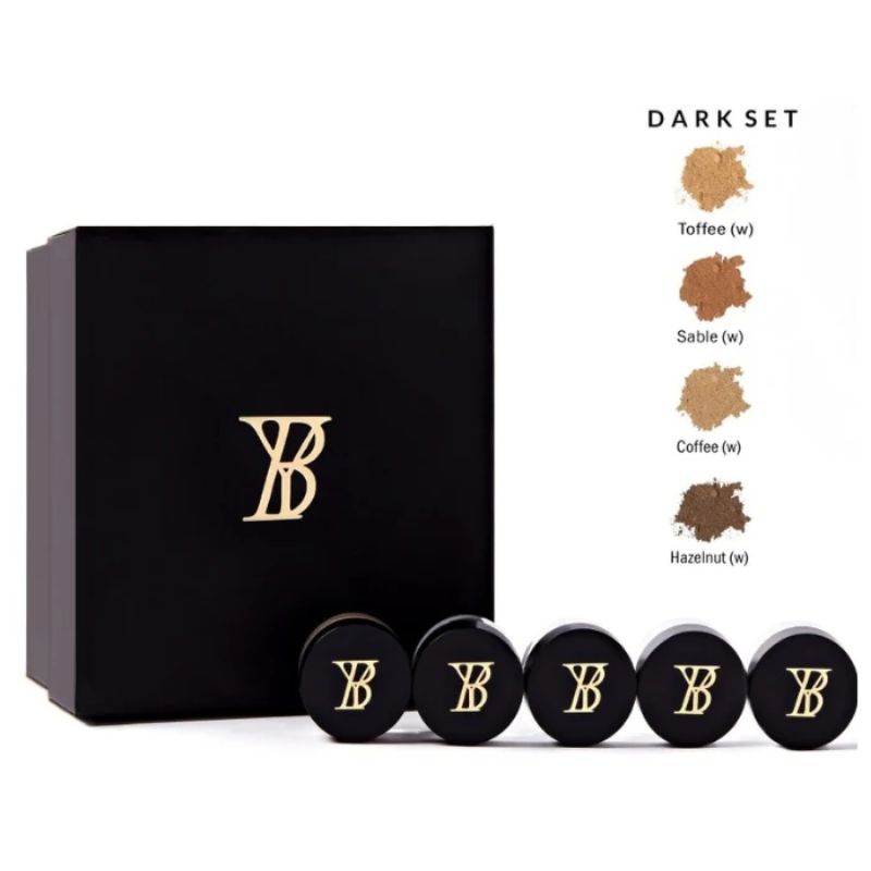 Youngblood Natural Loose Mineral Foundation Minis 4 x 0,7g Loose/Dark Set