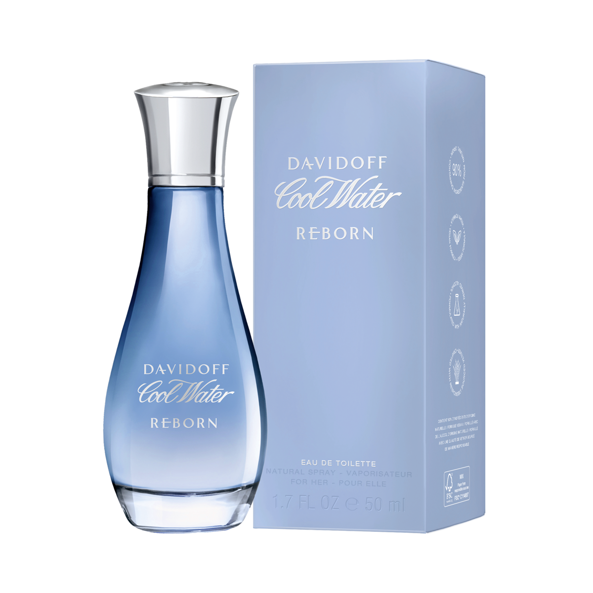 Davidoff Cool Water Woman Reborn Edt 50ml