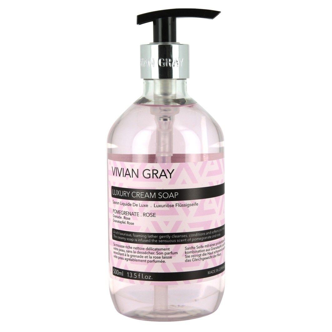 Vivian Gray Luxury Cream Soap Pomegranate & Rose