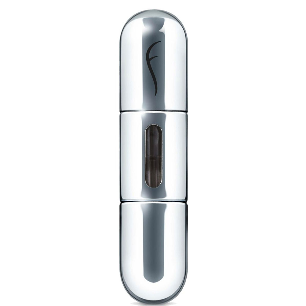 Flo Refillable Perfume Atomizer Silver