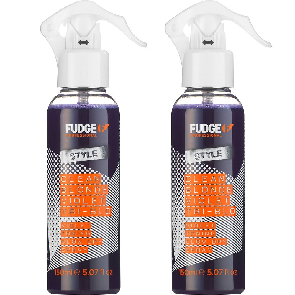 2 Pack Fudge Clean Blonde Violet Tri-Blo 150ml