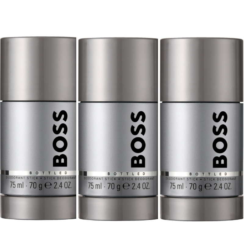 3-pack Hugo Boss Boss Bottled Deostick 75ml
