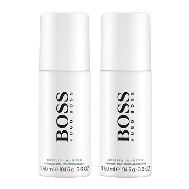 2-Pack Hugo Boss Bottled Unlimited Deo Spray 150ml