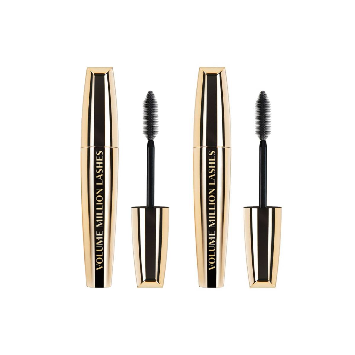 2-Pack L'Oreal Paris Volume Million Lashes Mascara Black 10,7ml