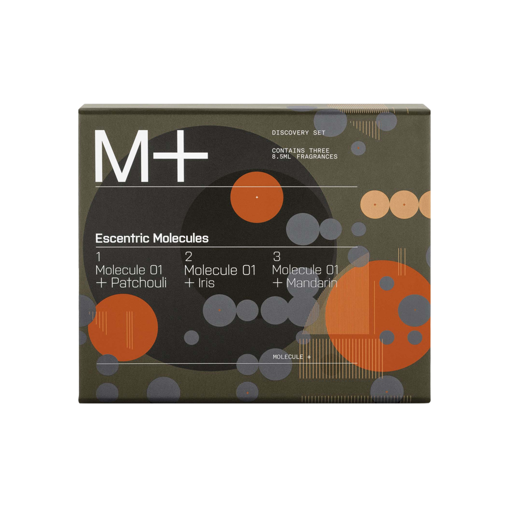 M+ Patchouli, Iris, Mandarin 8.5ml Discovery Set