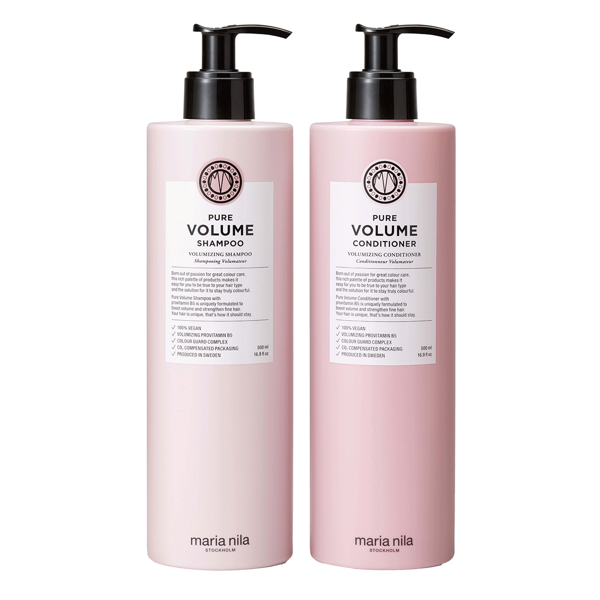 Maria Nila Pure Volume Shampoo & Conditioner Duo 500ml