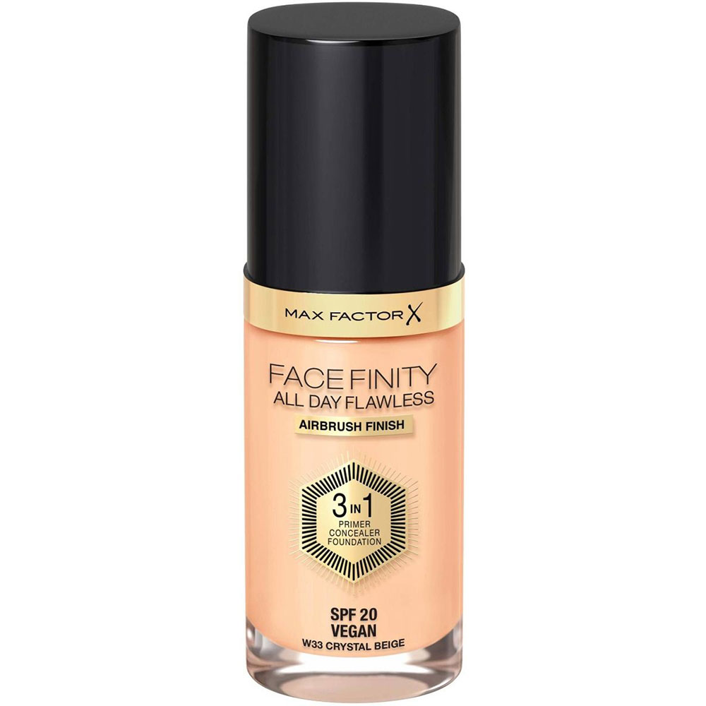 Max Factor All Day Flawless 3-in-1 Foundation 33 Crystal Beige