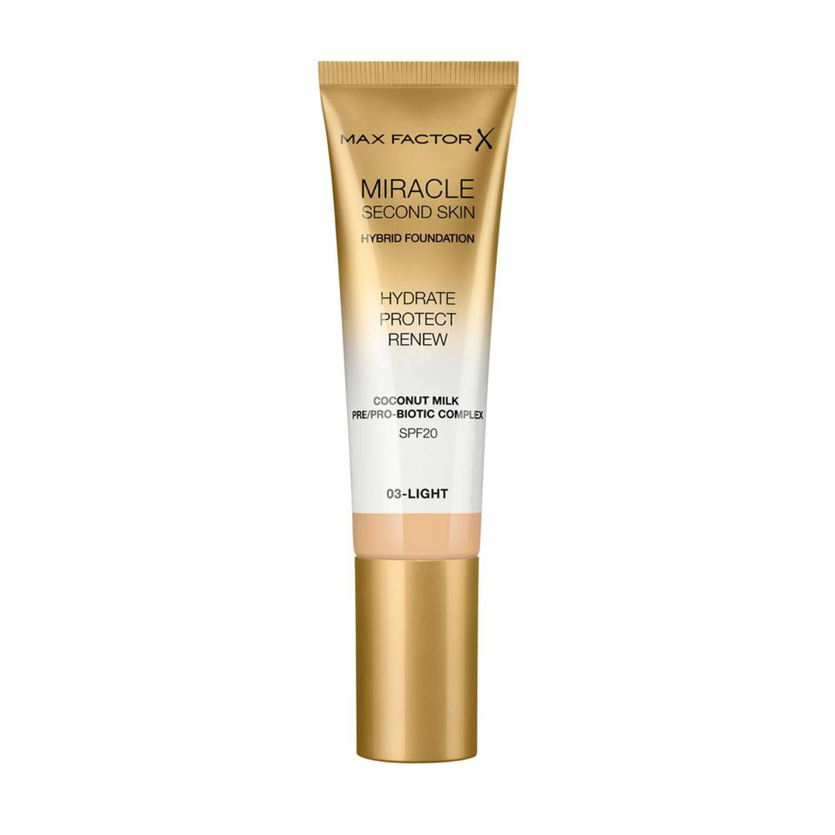 Max Factor Miracle Second Skin Hybrid Foundation 03-Light