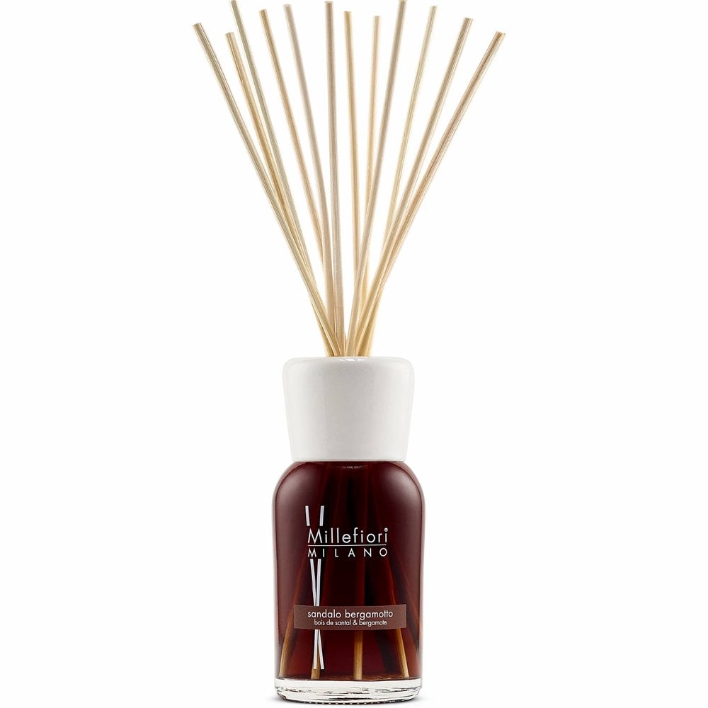 Millefiori Milano Natural Fragrance Stick Diffuser Sandalo Bergamotto 100ml