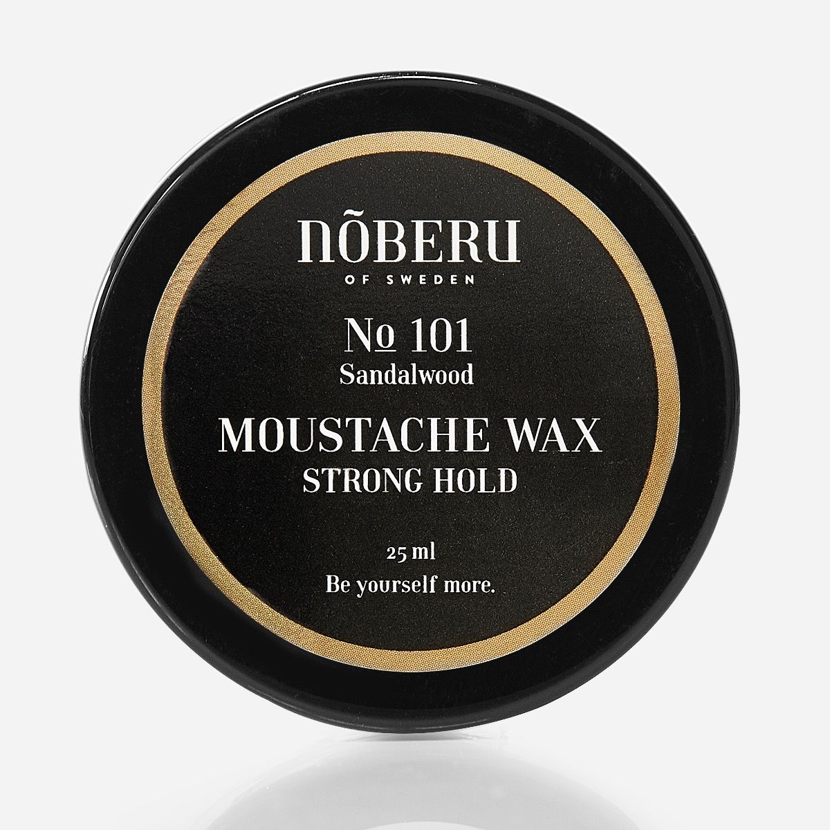 Nõberu Stockholm Moustache Wax Strong Hold Sandalwood 25ml