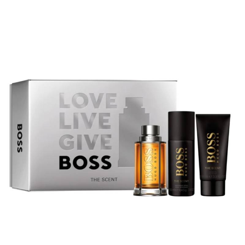 Hugo Boss The Scent Giftset Edt 100ml + Shower Gel 100ml + Deodorant Spray 150ml