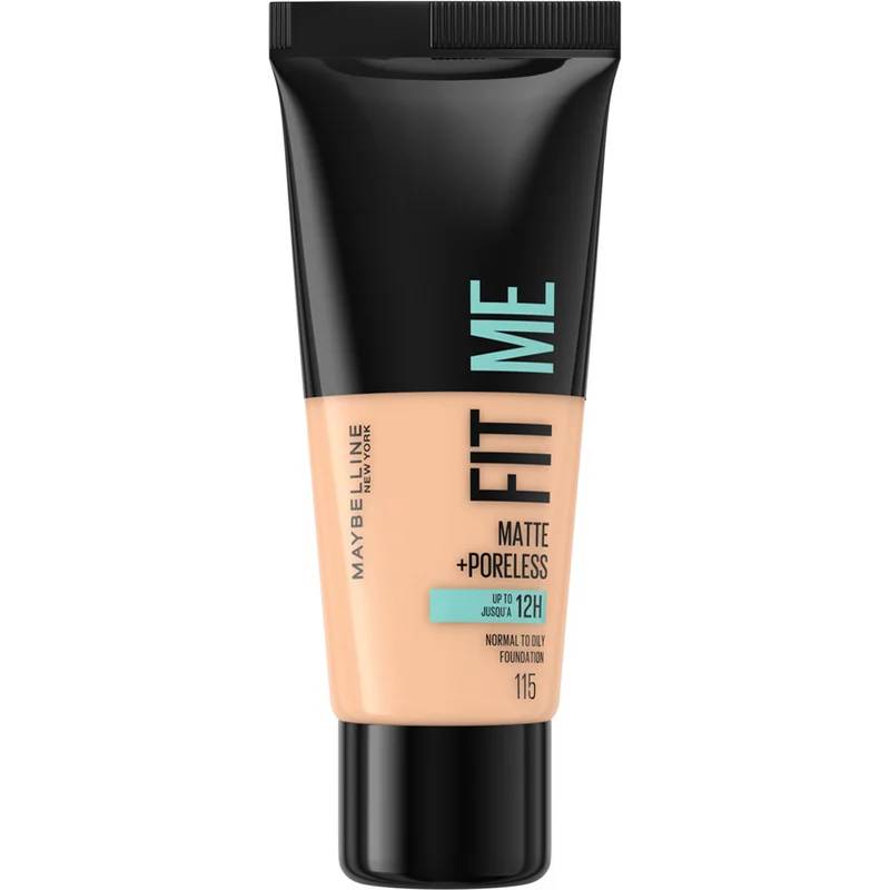 Maybelline New York Fit Me Matte + Poreless Foundation 115 Ivory 30ml