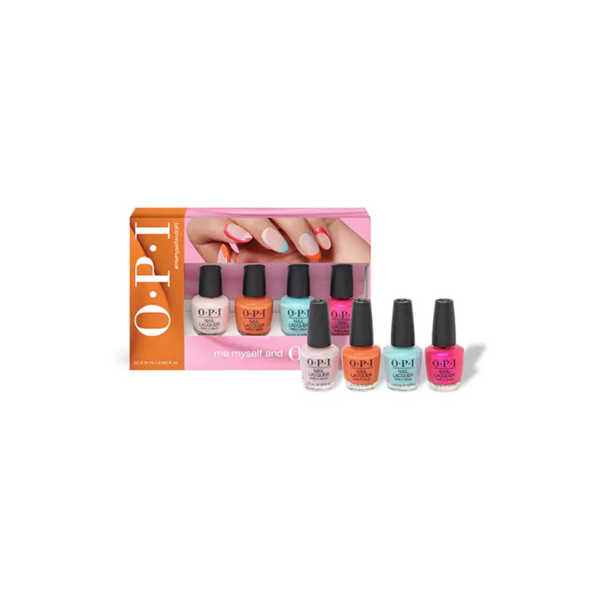 OPI Nail Lacquer Me Myself and OPI 4-pack Minis