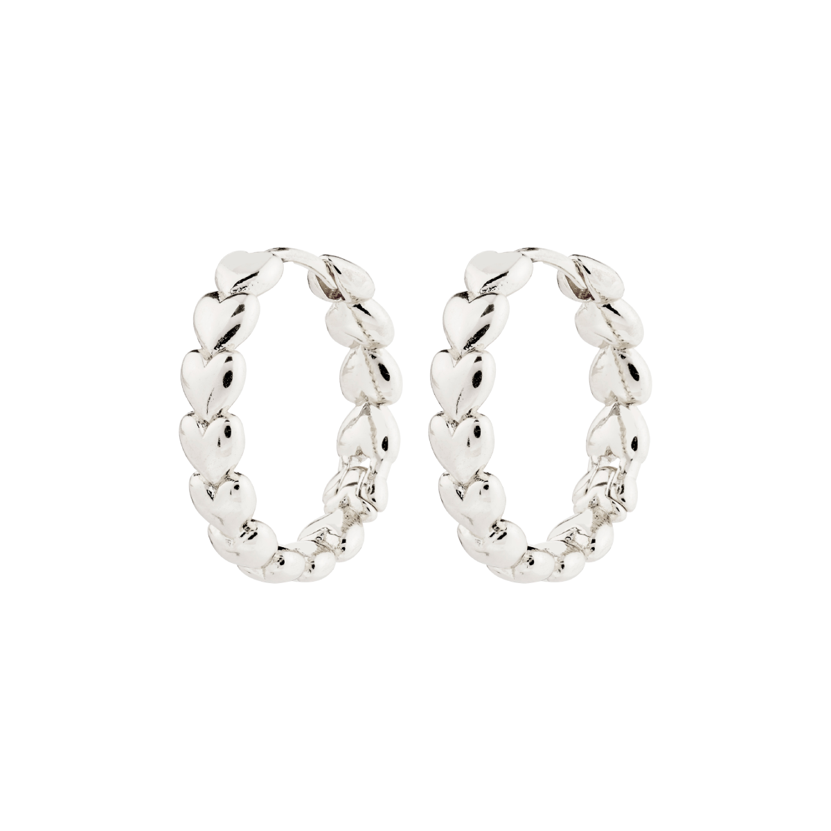 Pilgrim Maeve Hoop Earrings Silver-Plated
