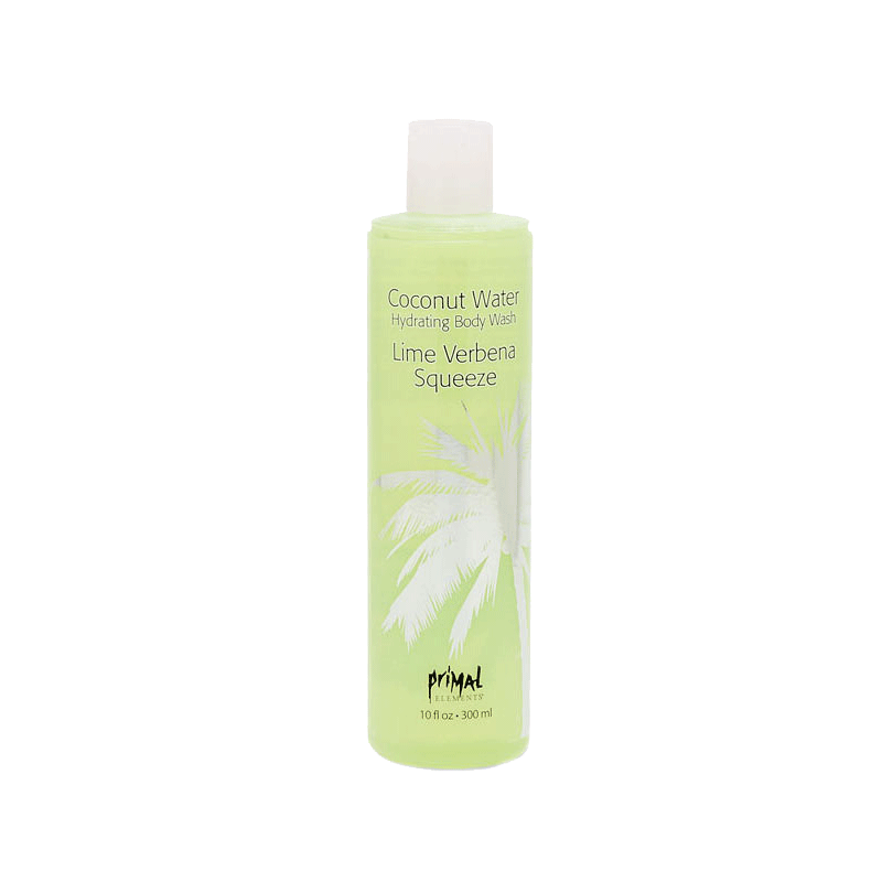 Primal Elements Coconut Water Hydrating Body Wash Lime Verbena Squeeze 300ml