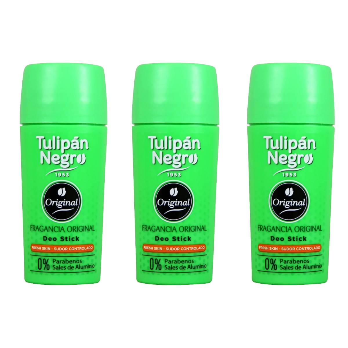 3-Pack Tulipan Negro Original Deo Stick 75ml