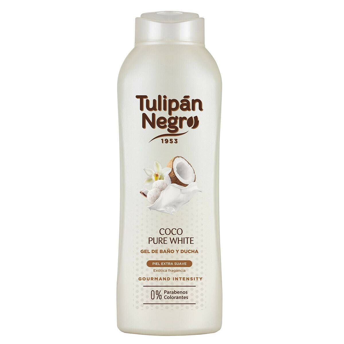 Tulipán Negro Duschtvål Coco Pure White 720ml