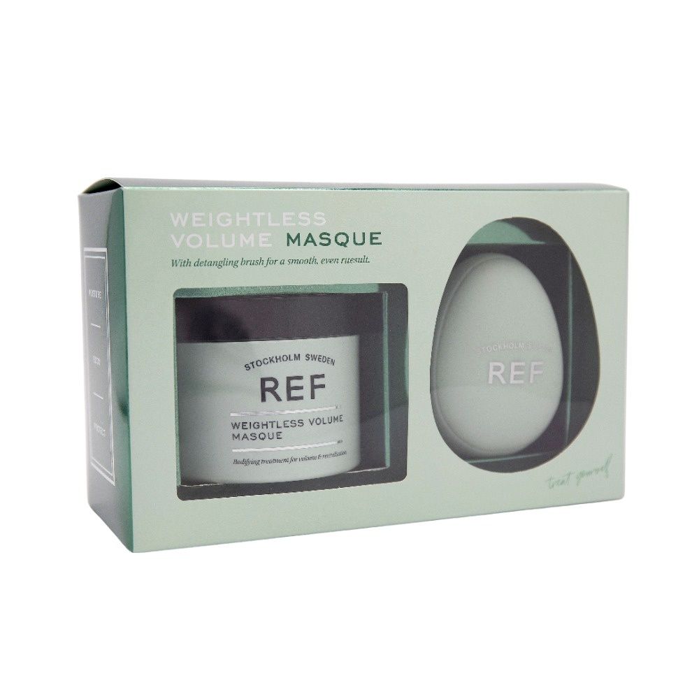 REF Weightless Volume Masque & Detangling Brush